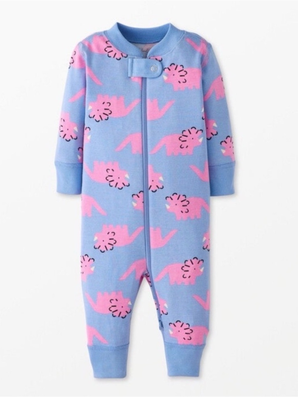 Hanna Andersson Ava the Dinosaur Zip Sleeper 3-6 Months